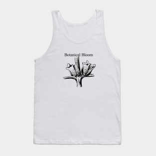 Flower Botanical Bloom Vintage Minimalist Art Tank Top